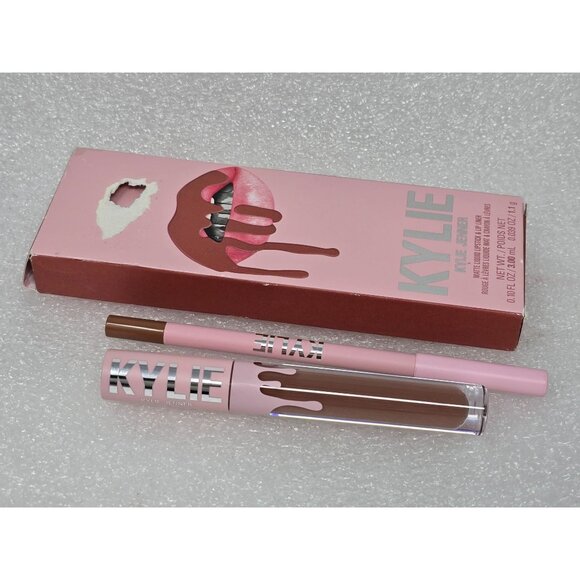 Kylie Jenner Matte Liquid Lipstick & Lip Liner Set Dolce K 703 - Picture 1 of 3